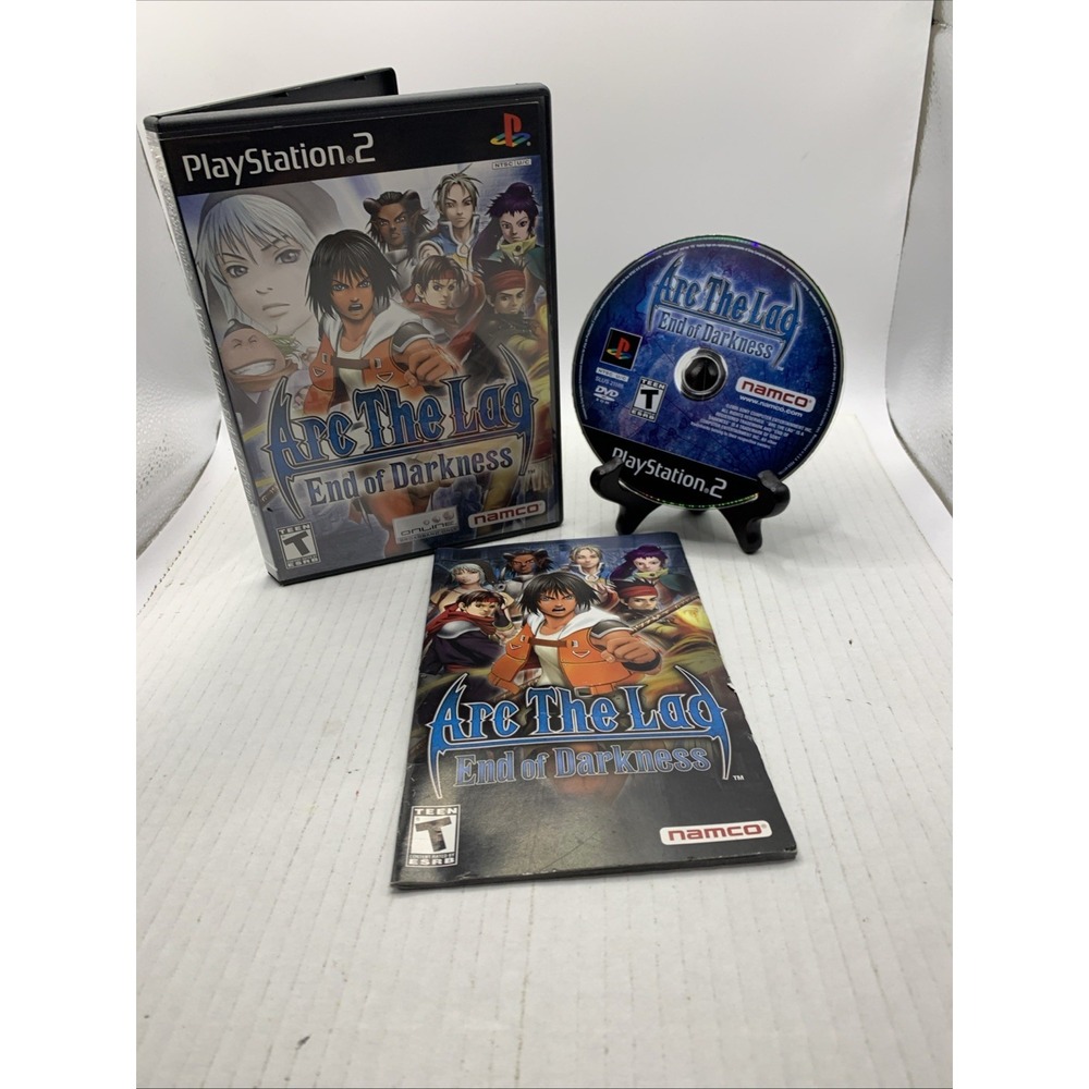 Arc the Lad End of Darkness Sony PlayStation 2 PS2 2005 CIB RPG Namco Bandai